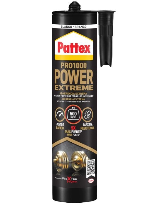 Pattex PRO 1000 Power Extreme Adhesivo de Montaje Permanente 460g